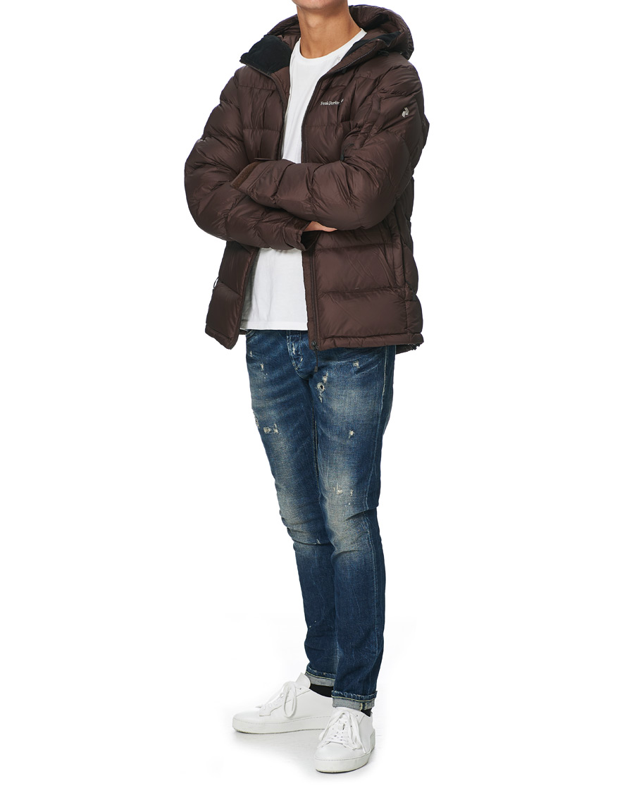 Herren | Jacken | Peak Performance | Frost Down Hooded Jacket Ridge Rock