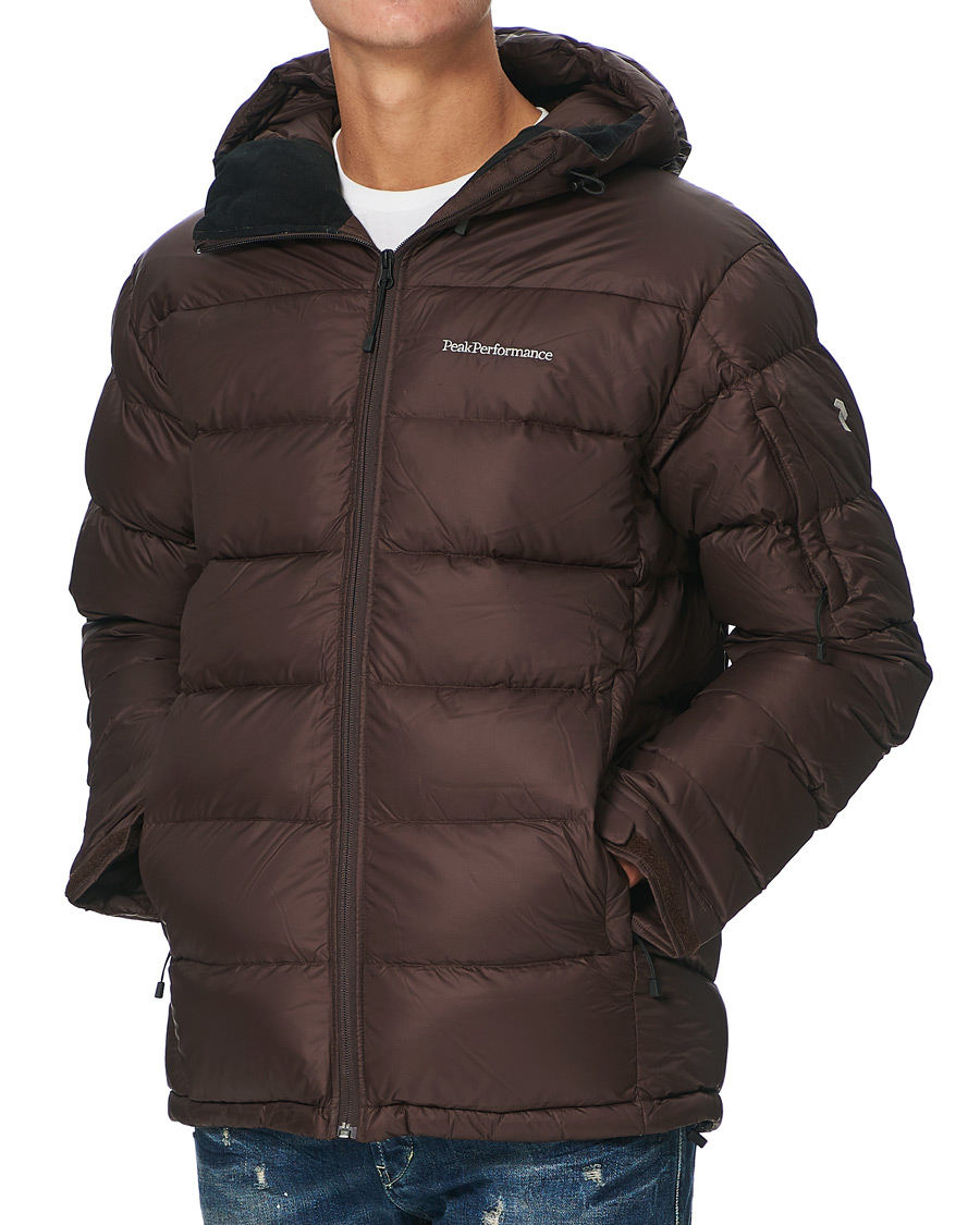 Herren | Jacken | Peak Performance | Frost Down Hooded Jacket Ridge Rock
