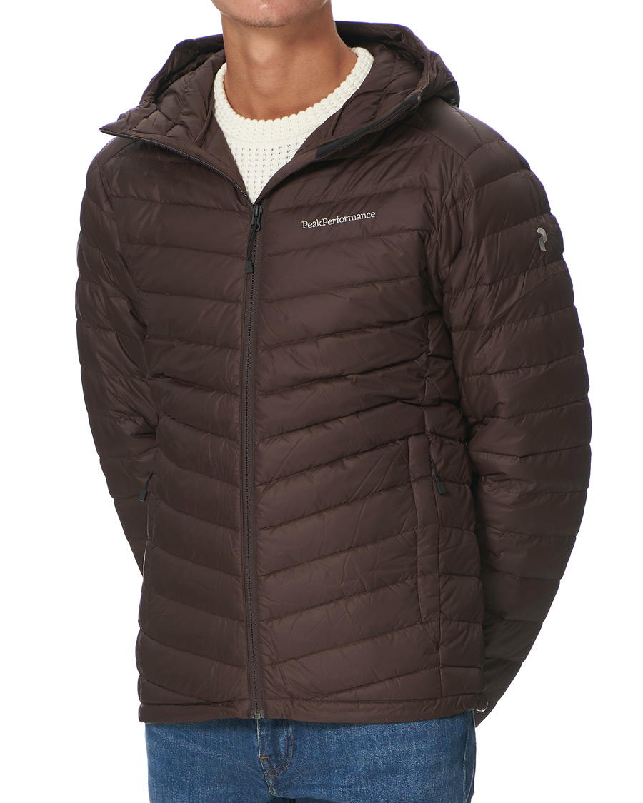 Herren | Jacken | Peak Performance | Frost Liner Down Hooded Jacket Ridge Rock