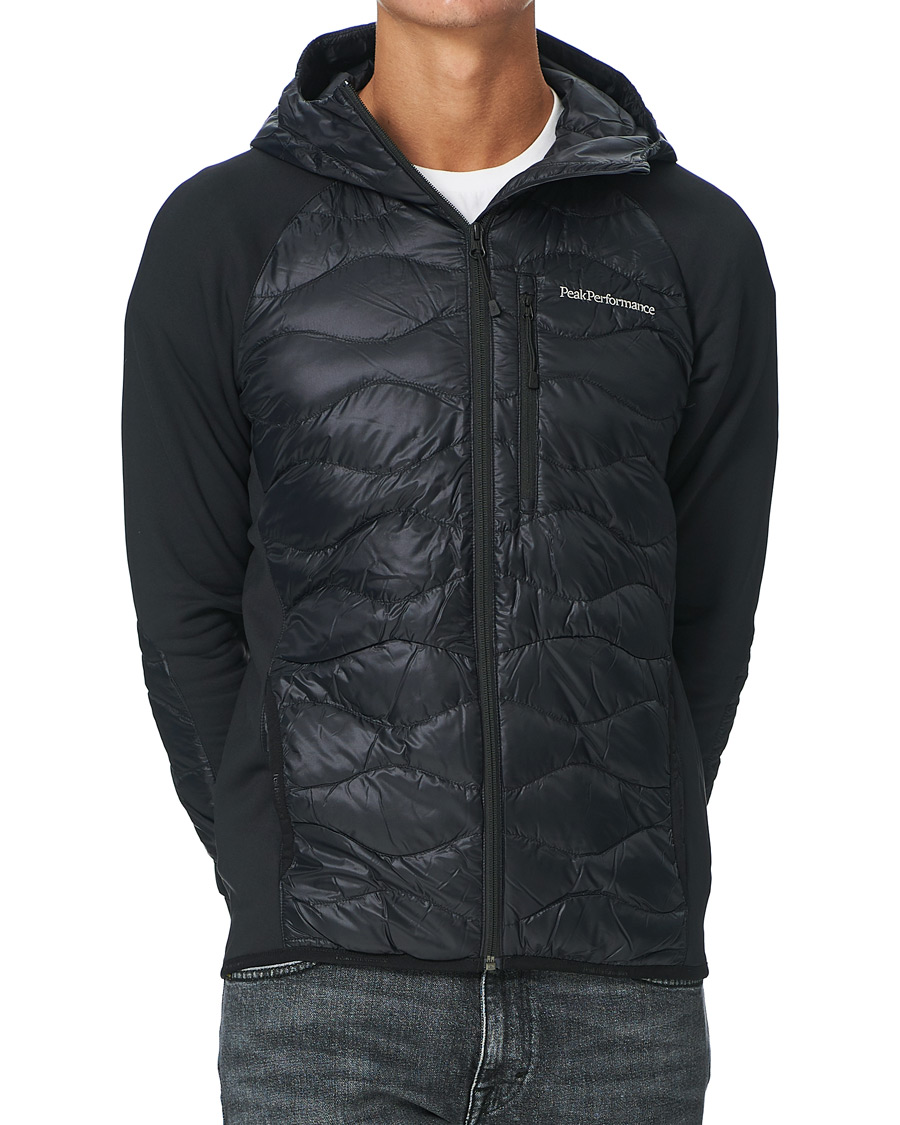 Herren | Jacken | Peak Performance | Helium Hybrid Hooded Jacket Black
