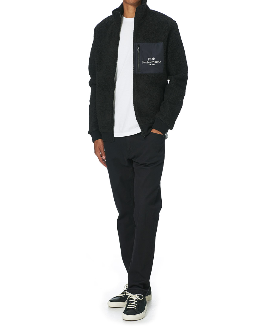 Herren | Pullover | Peak Performance | Original Pile Zip Jacket Black