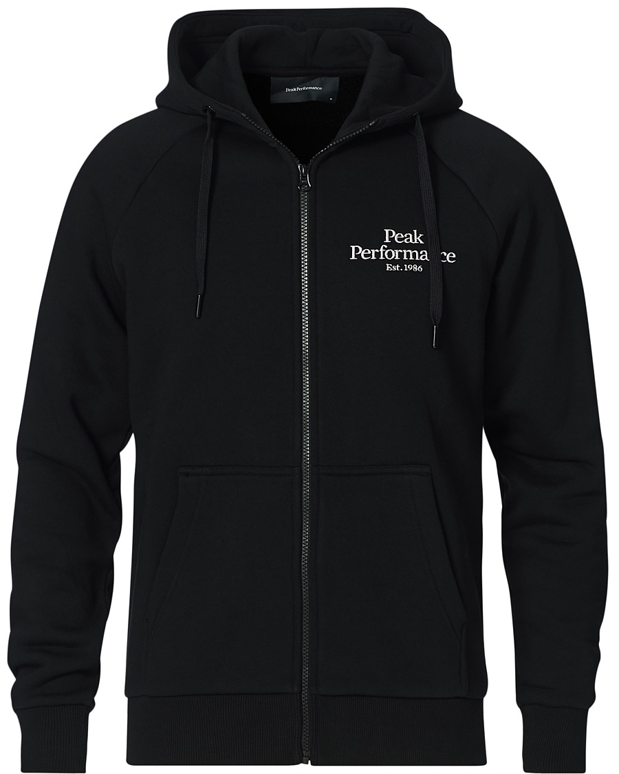 Herren | Pullover | Peak Performance | Original Logo Full Zip Black