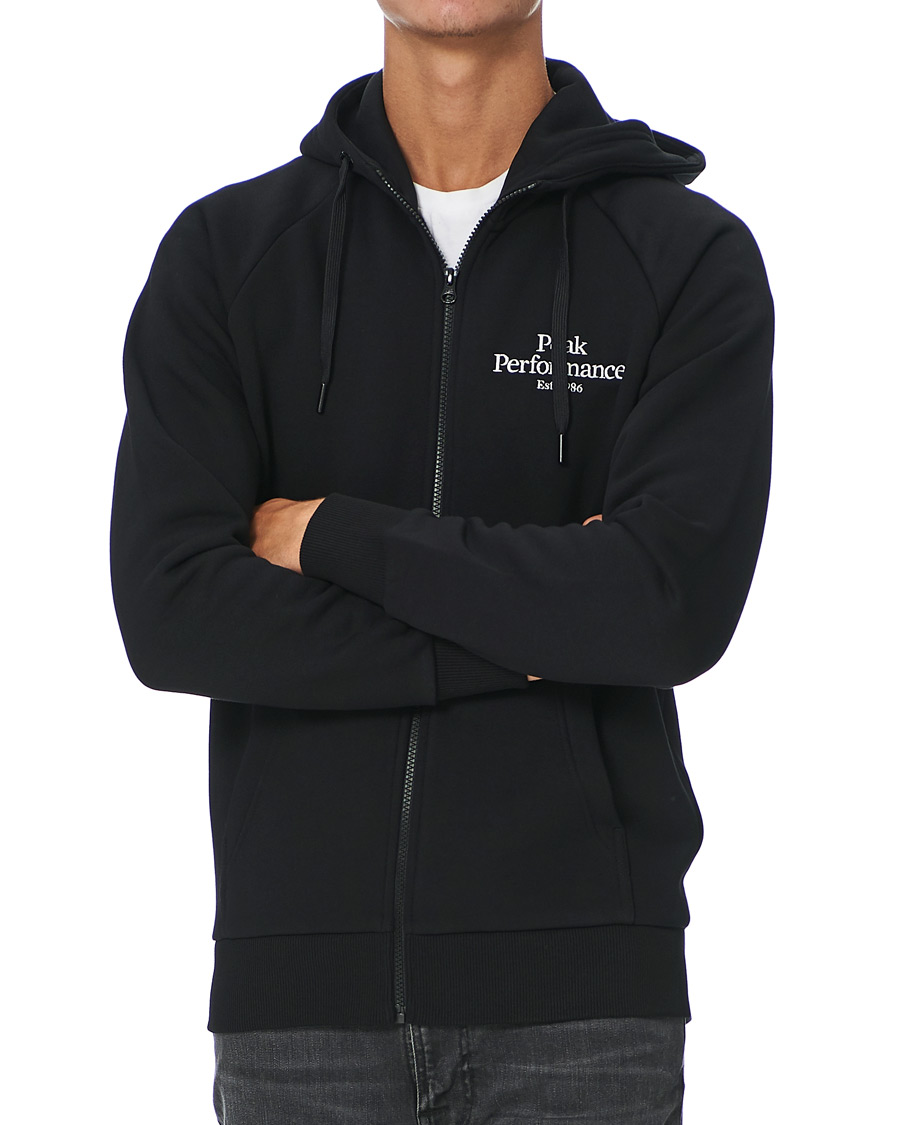 Herren | Pullover | Peak Performance | Original Logo Full Zip Black