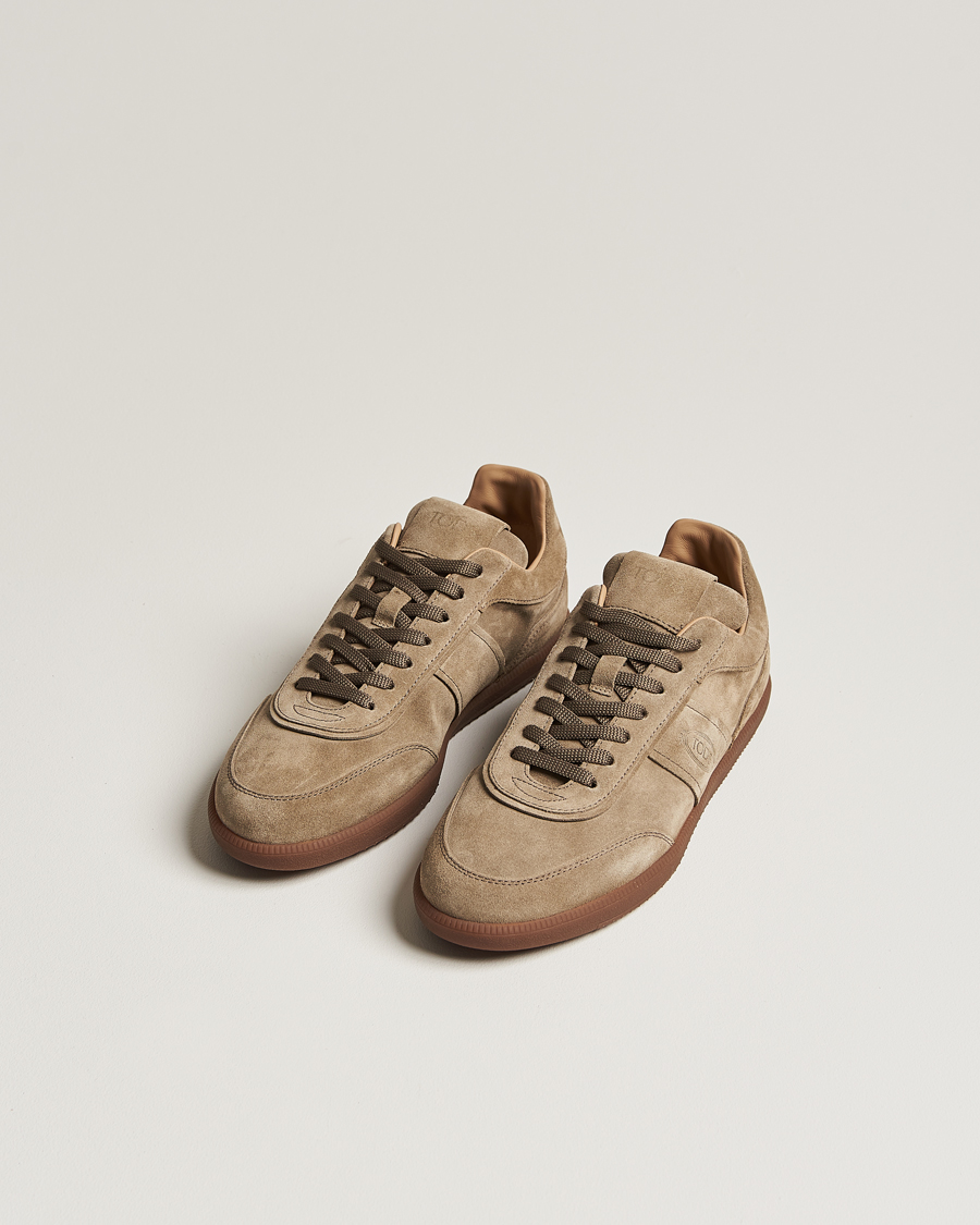 Herren | Tod's Cassetta Leggera Sneaker Beige Suede | Tod's | Cassetta Leggera Sneaker Beige Suede