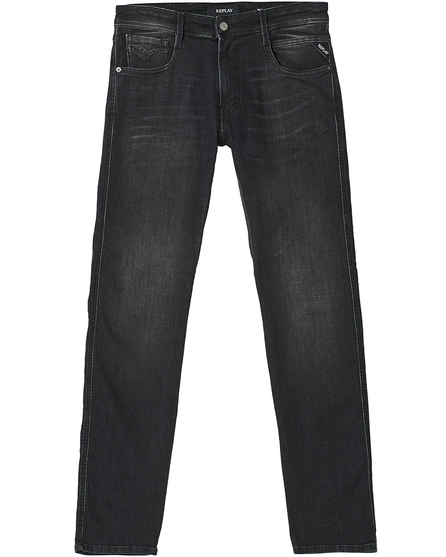 Herren | Jeans | Replay | Anbass Power Stretch Jeans Black