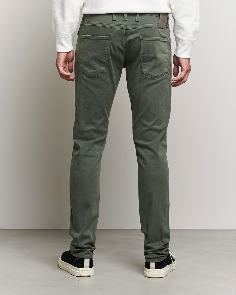Herren | Hosen | Replay | Anbass Hyperflex X.Lite 5-Pocket Pants Olive Green