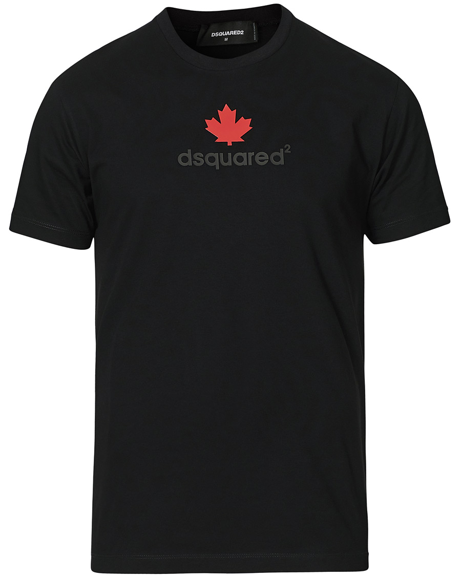 Herren | T-Shirts | Dsquared2 | Mini D2 Leaf Tee Black