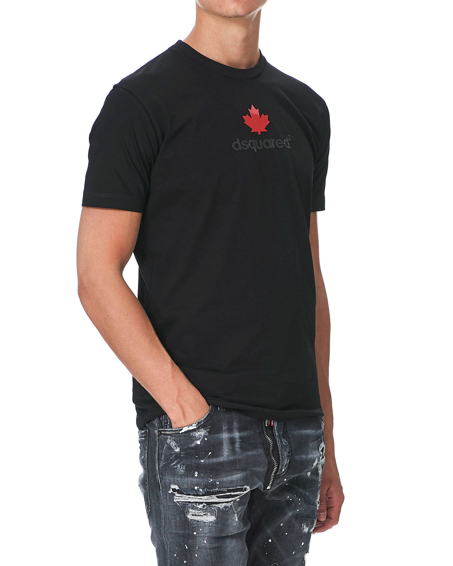 Herren | T-Shirts | Dsquared2 | Mini D2 Leaf Tee Black