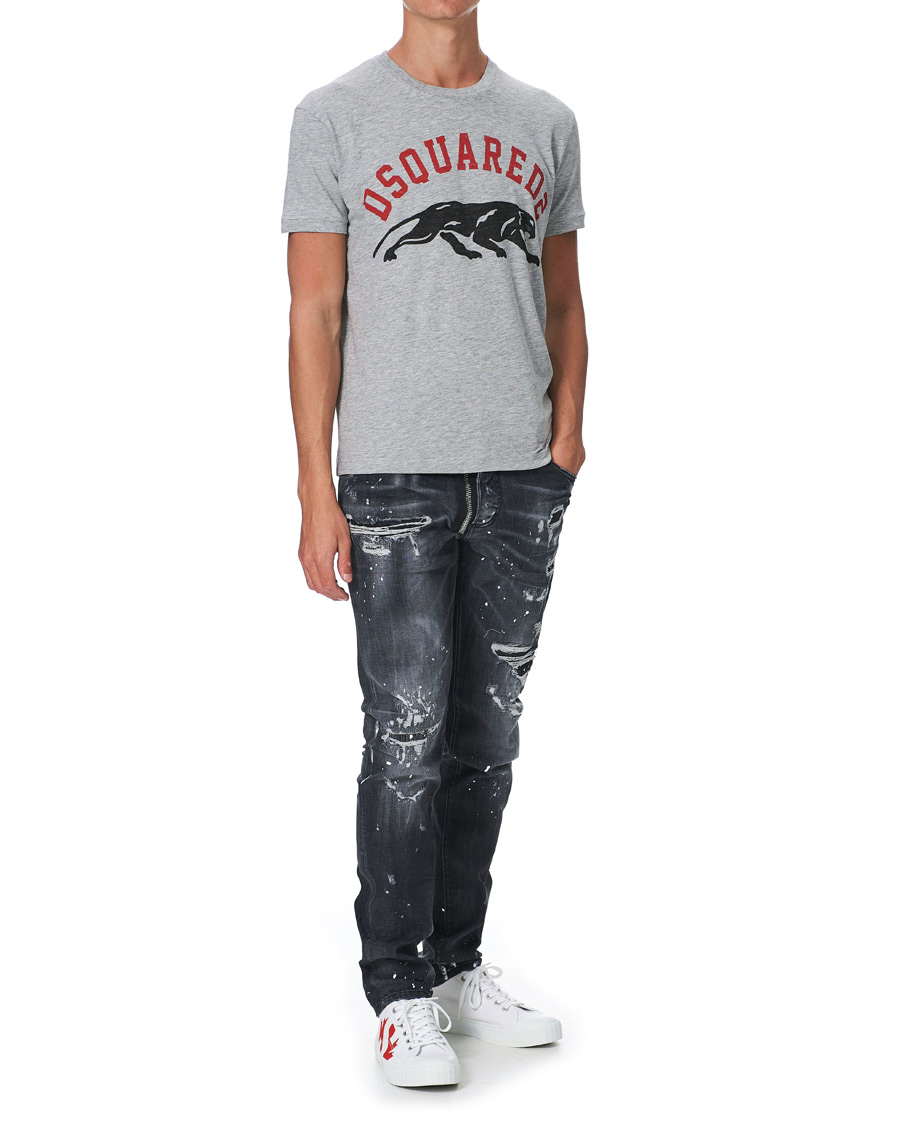 Herren | T-Shirts | Dsquared2 | Tiger Tee Grey Heather