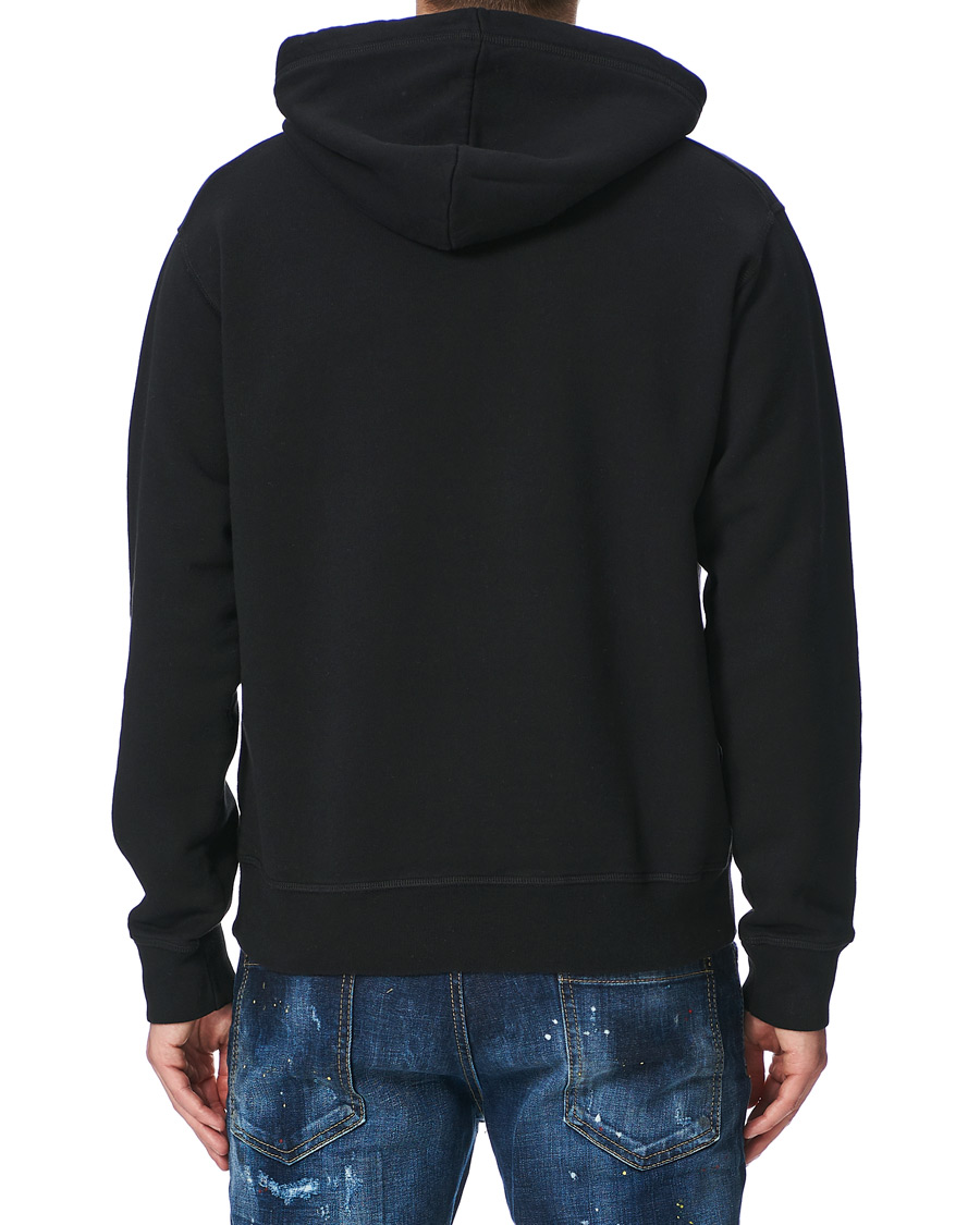 Herren | Pullover | Dsquared2 | Mini D2 Leaf Hoodie Black