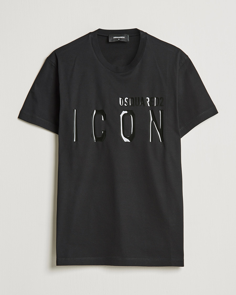 Herren | T-Shirts | Dsquared2 | Icon Tonal Logo Tee Black