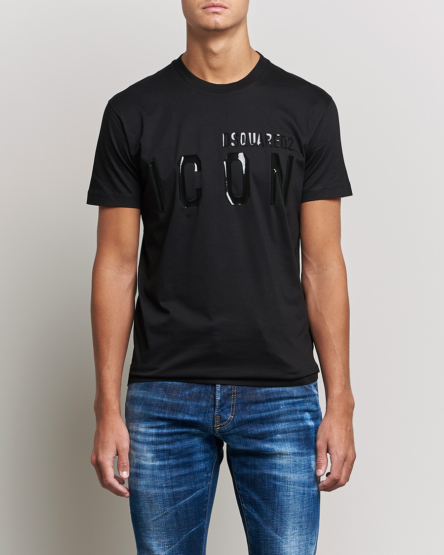 Herren | T-Shirts | Dsquared2 | Icon Tonal Logo Tee Black