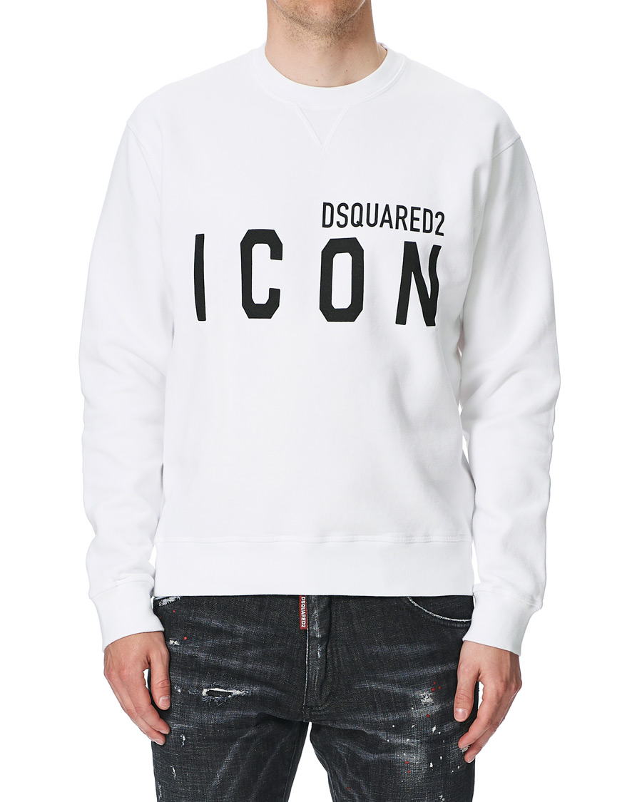 Herren | Pullover | Dsquared2 | Icon Logo Sweatshirt White