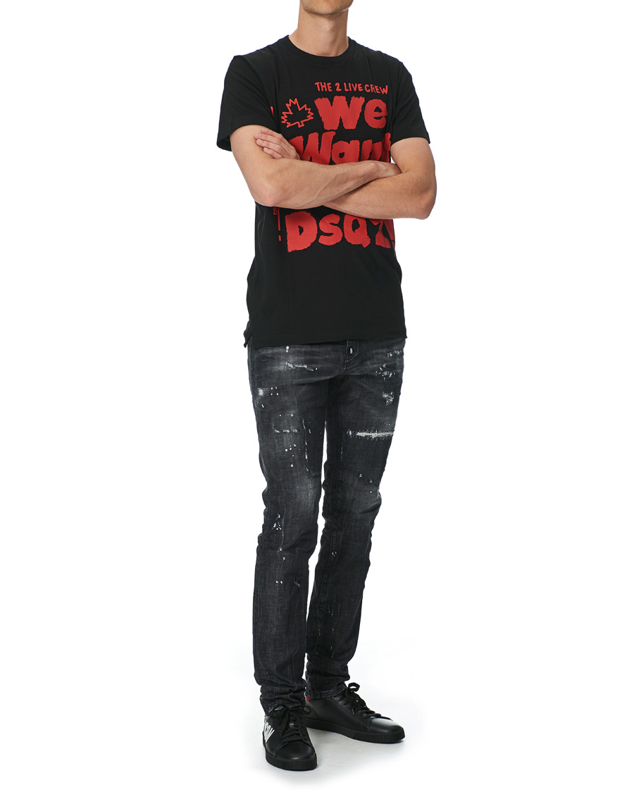 Herren | Jeans | Dsquared2 | Icon Skater Jeans Black Wash