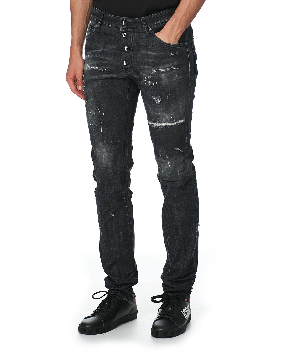 Herren | Jeans | Dsquared2 | Icon Skater Jeans Black Wash