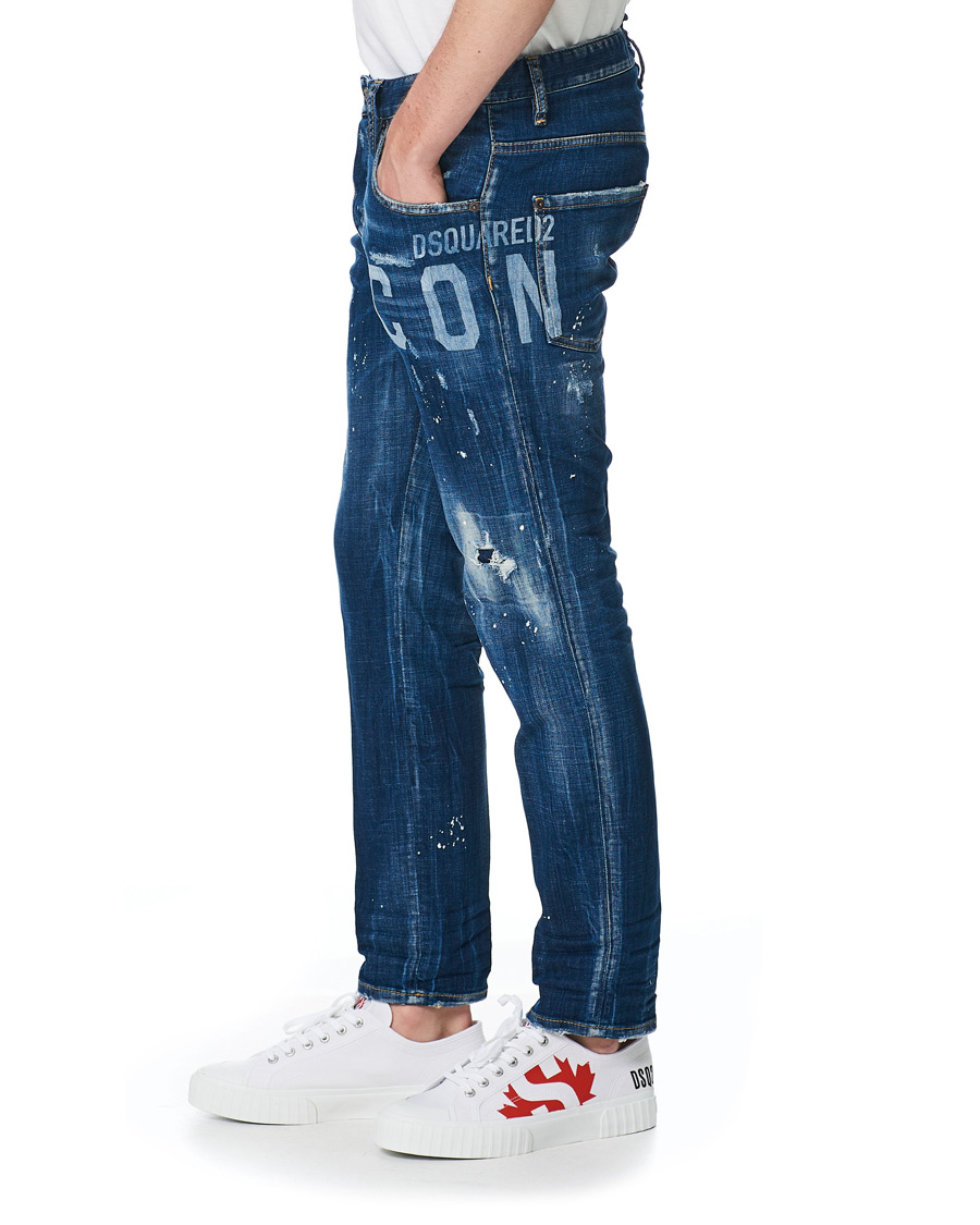 Herren | Jeans | Dsquared2 | Icon Skater Jeans Blue Wash