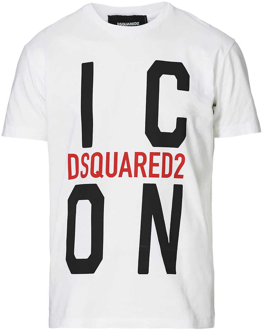 Herren | T-Shirts | Dsquared2 | Cool Fit Icon Vert Tee White