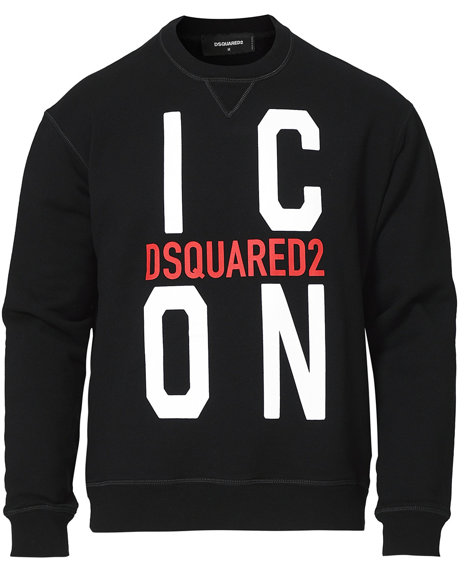 Herren | Pullover | Dsquared2 | Cool Fit Icon Vert Sweatshirt Black