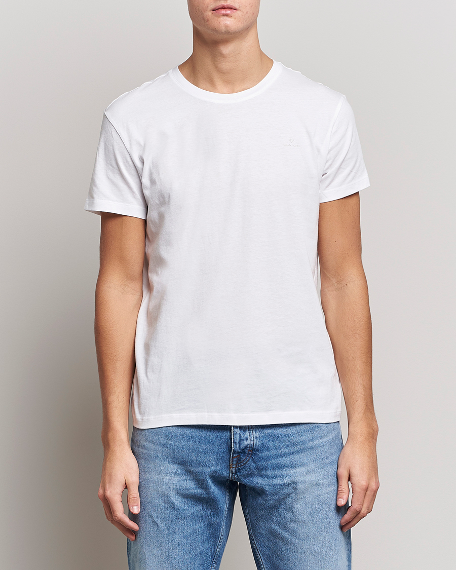 Herren |  | GANT | 2-Pack Crew Neck T-Shirt Navy/White