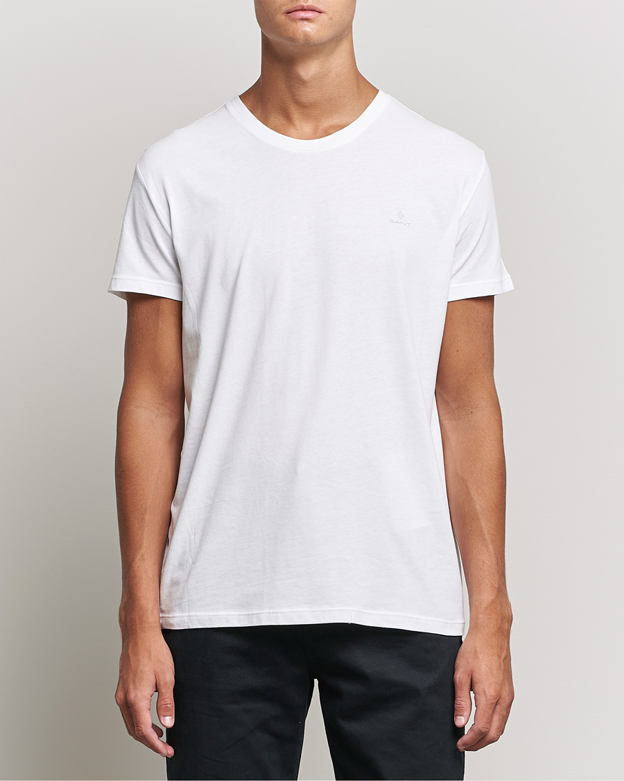 Herren | Multipack | GANT | 2-Pack Crew Neck T-Shirt White