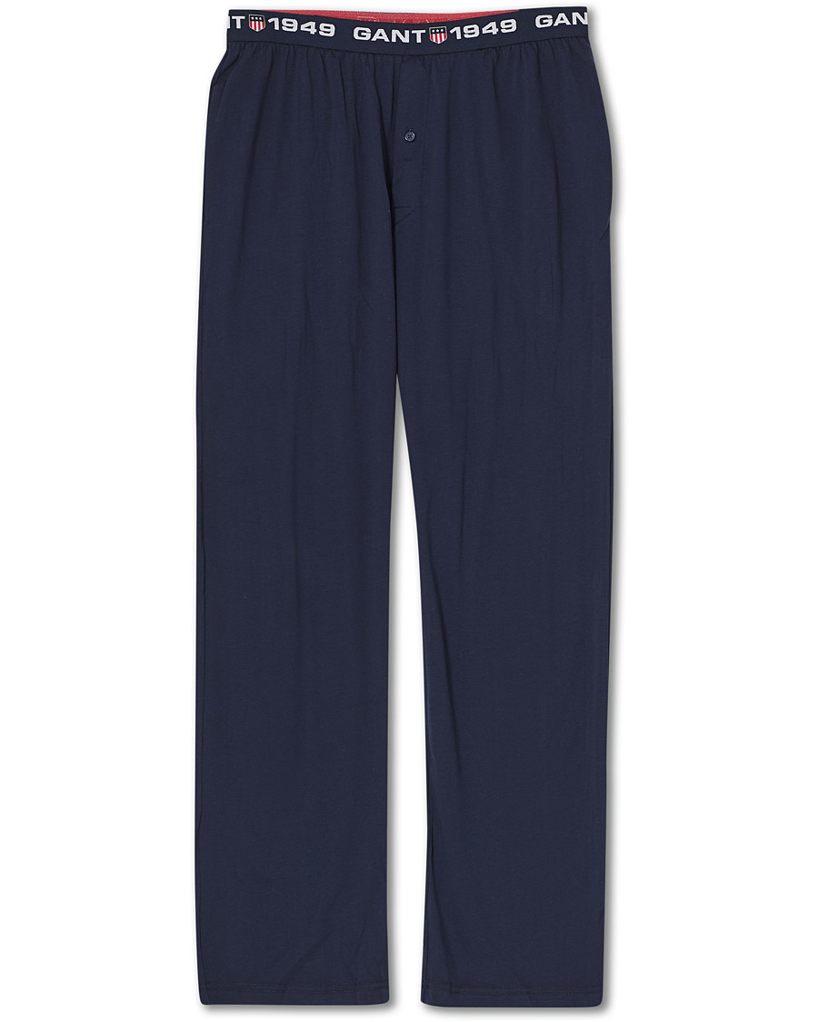 Herren | Hosen | GANT | Retro Shield Jersey Pants Evening Blue