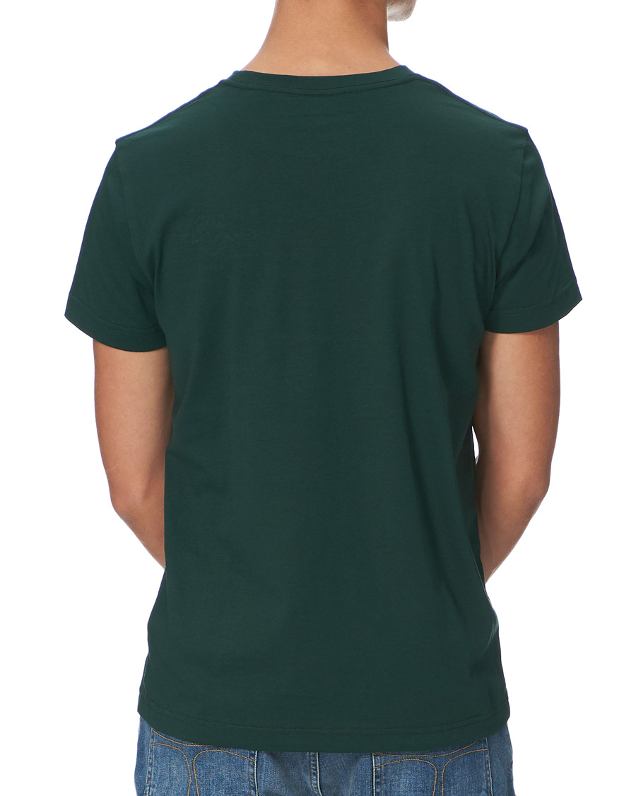 Herren | T-Shirts | GANT | Archive Shield Logo Crew Neck Tee Tartan Green
