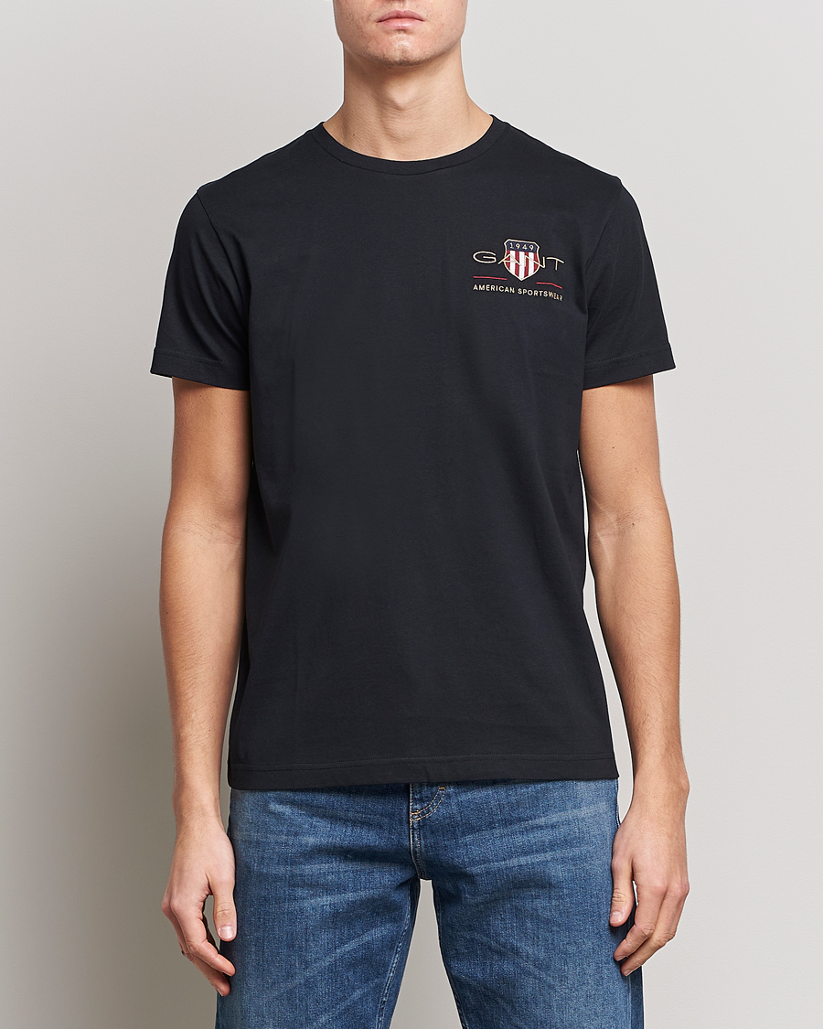 Herren |  | GANT | Archive Shield Logo Crew Neck Tee Black