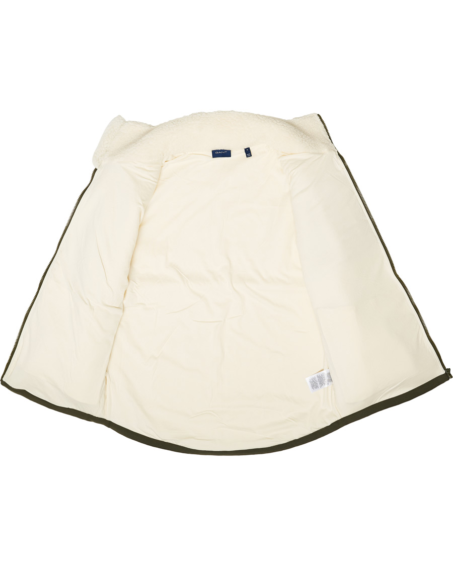 Herren | Pullover | GANT | Fleece Full Zip Jacket Cream