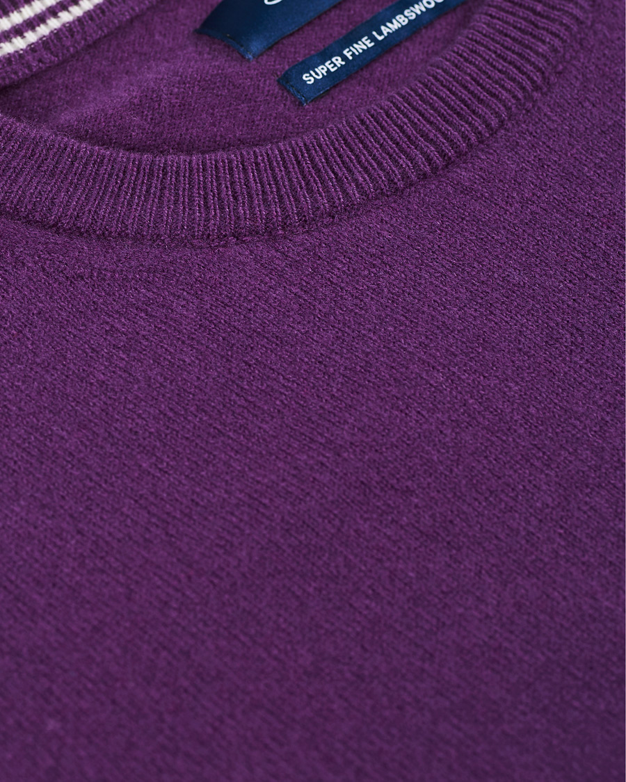 Herren | Pullover | GANT | Lambswool Crew Neck Pullover Imperial Purple