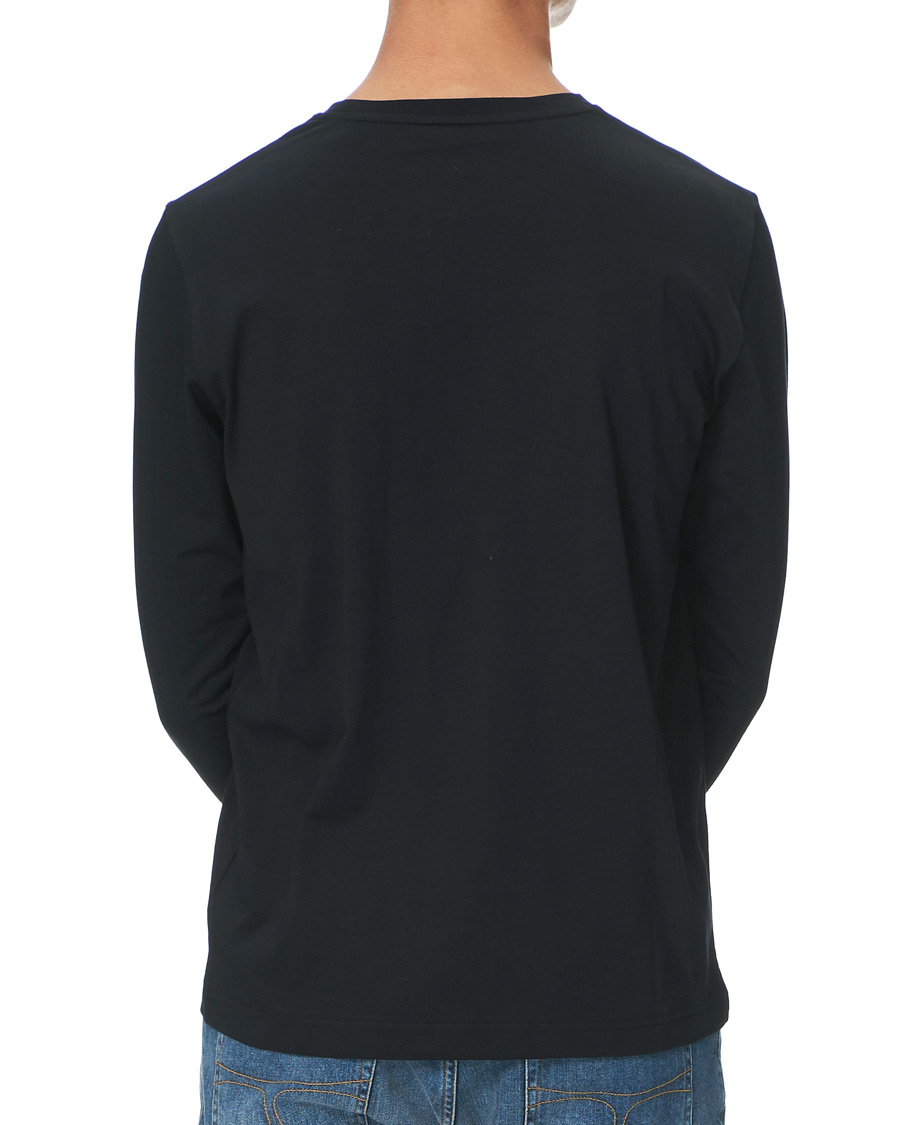 Herren | T-Shirts | GANT | Medium Archive Shield Long Sleeve Tee Black