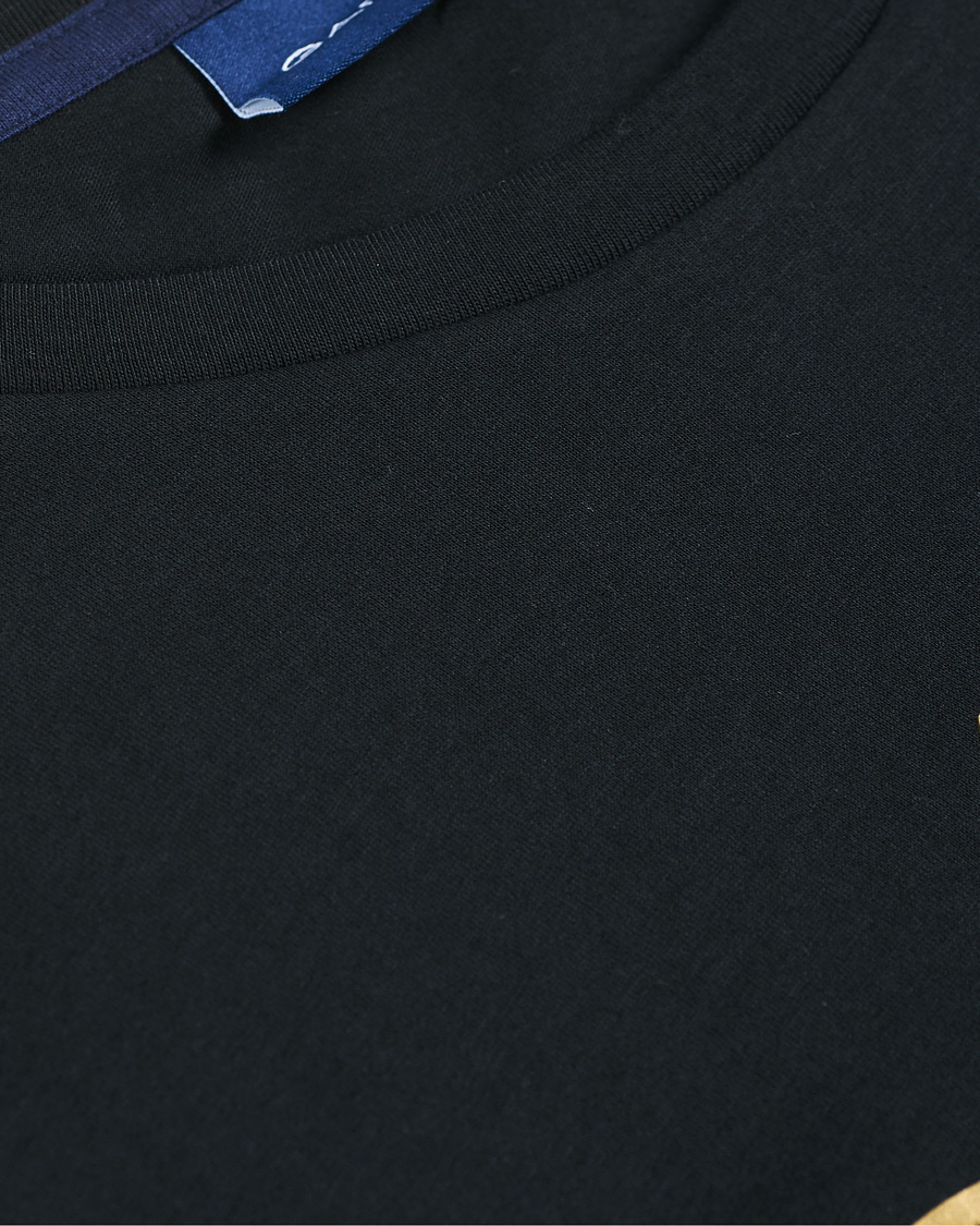 Herren | T-Shirts | GANT | Medium Archive Shield Long Sleeve Tee Black