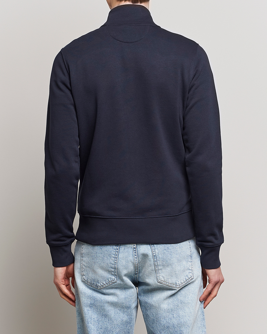 Herren | Pullover | GANT | Original Shield Logo Full-Zip Sweater Evening Blue