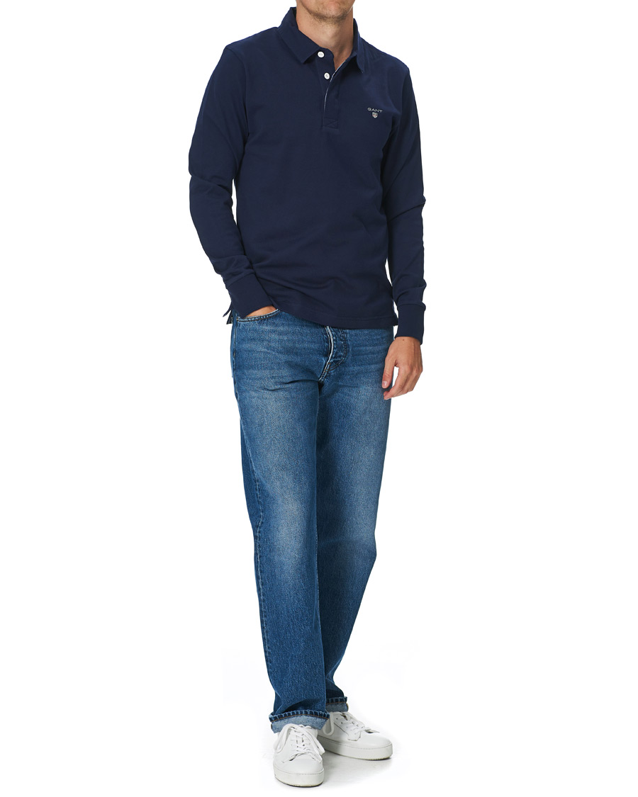 Herren | Pullover | GANT | Original Heavy Rugger Evening Blue