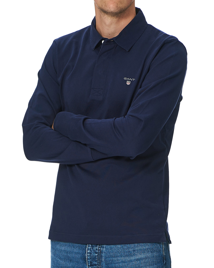 Herren | Pullover | GANT | Original Heavy Rugger Evening Blue