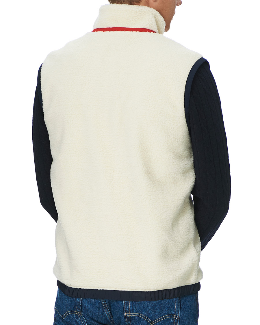 Herren | Jacken | GANT | Sherpa Fleece Vest Off White