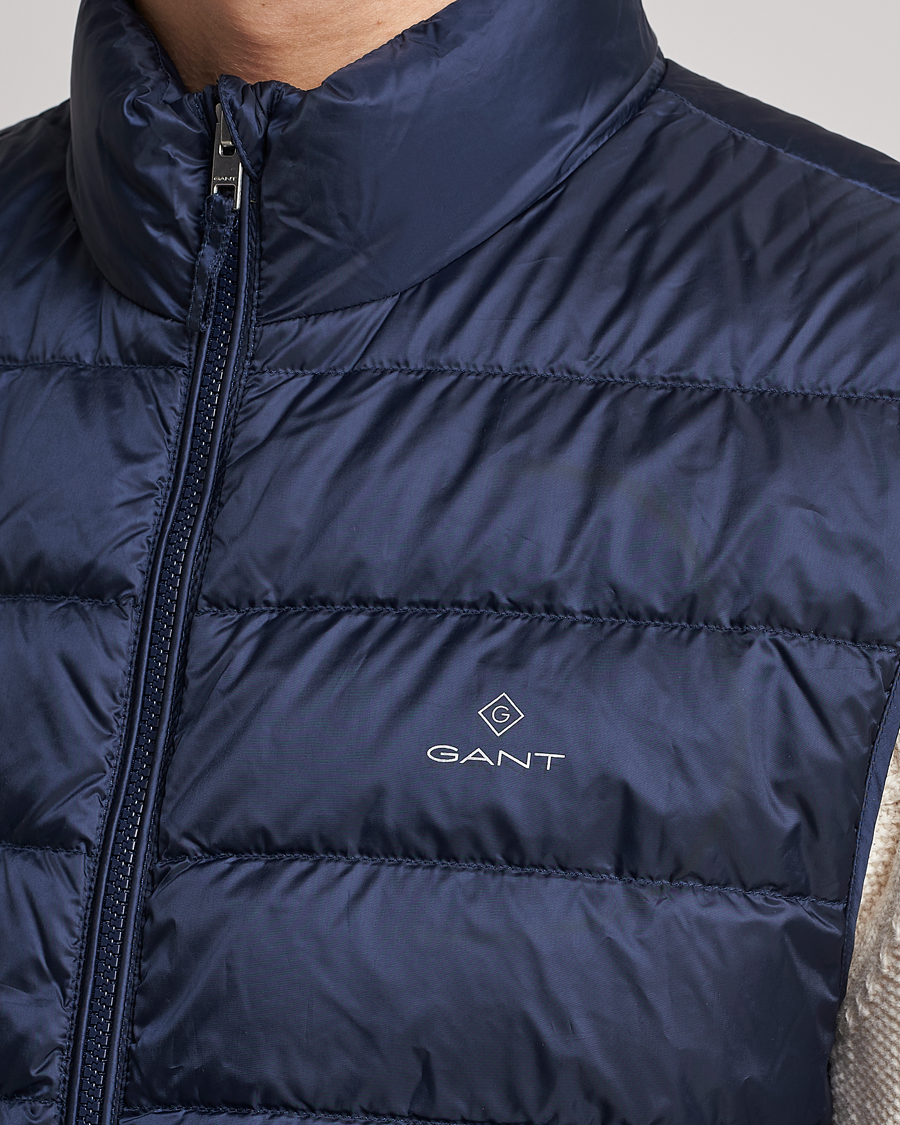 Herren | Westen | Gant | The Light Down Gilet Evening Blue