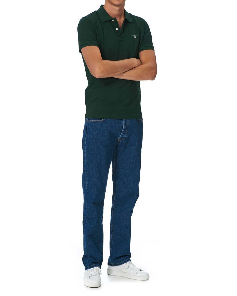 Herren | Poloshirts | GANT | The Original Polo Tartan Green
