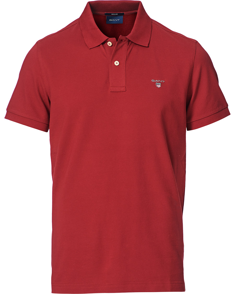 Herren | Poloshirts | GANT | The Original Polo Mahogany Red