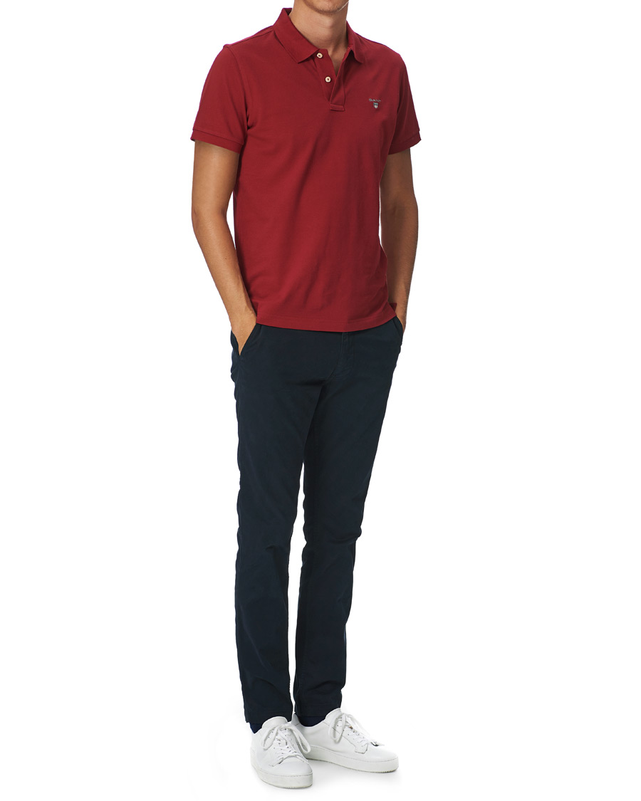 Herren | Poloshirts | GANT | The Original Polo Mahogany Red