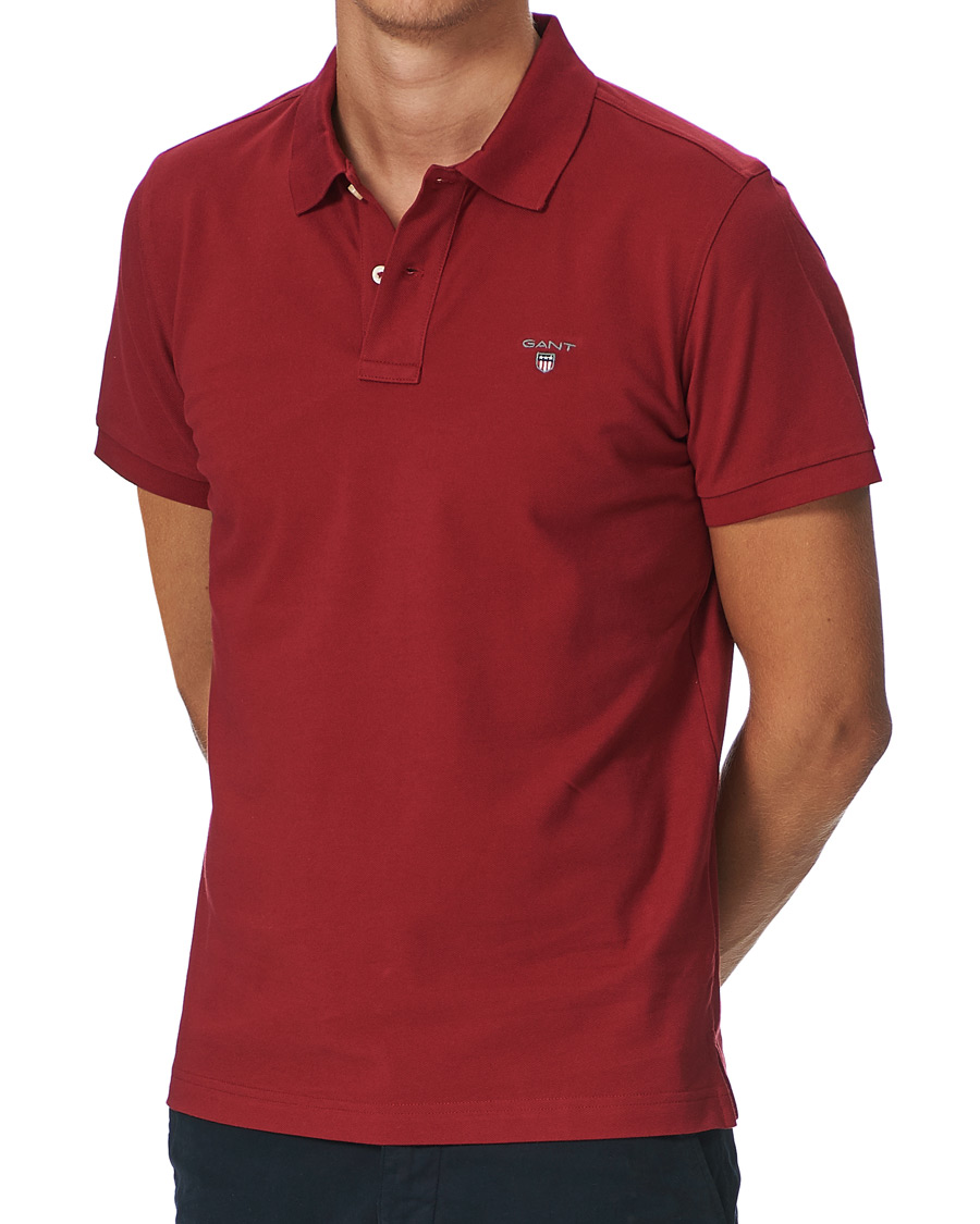 Herren | Poloshirts | GANT | The Original Polo Mahogany Red