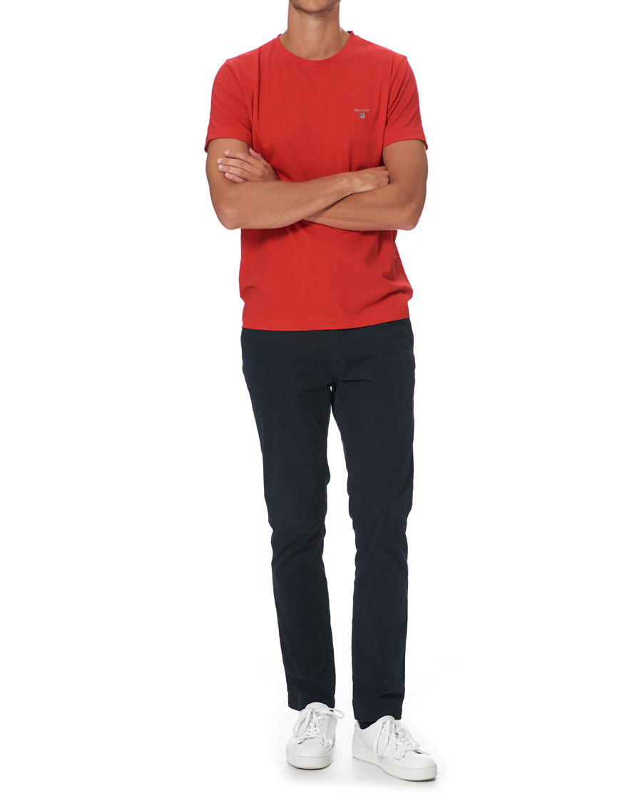 Herren | T-Shirts | GANT | The Original Tee Bright Red