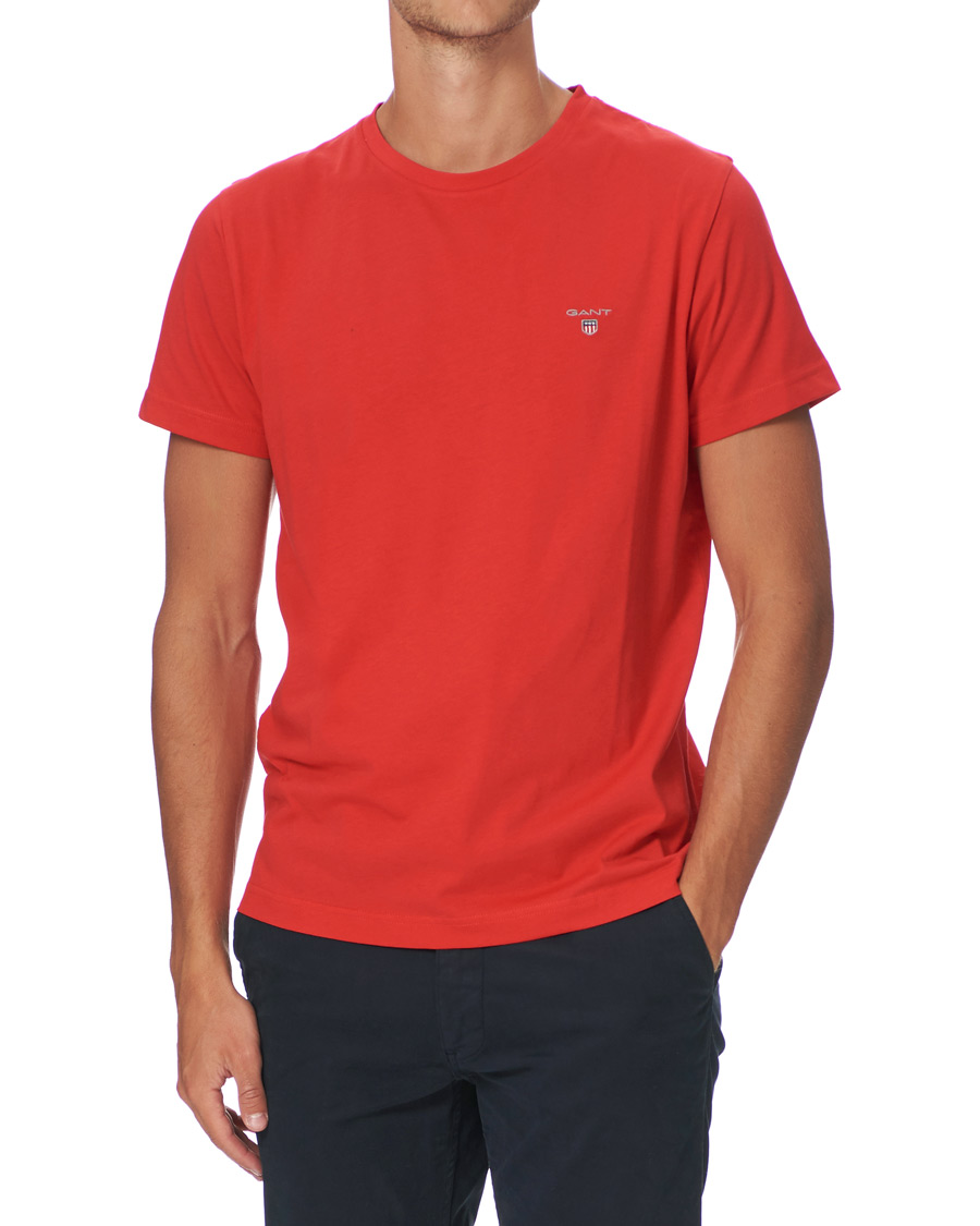 Herren | T-Shirts | GANT | The Original Tee Bright Red