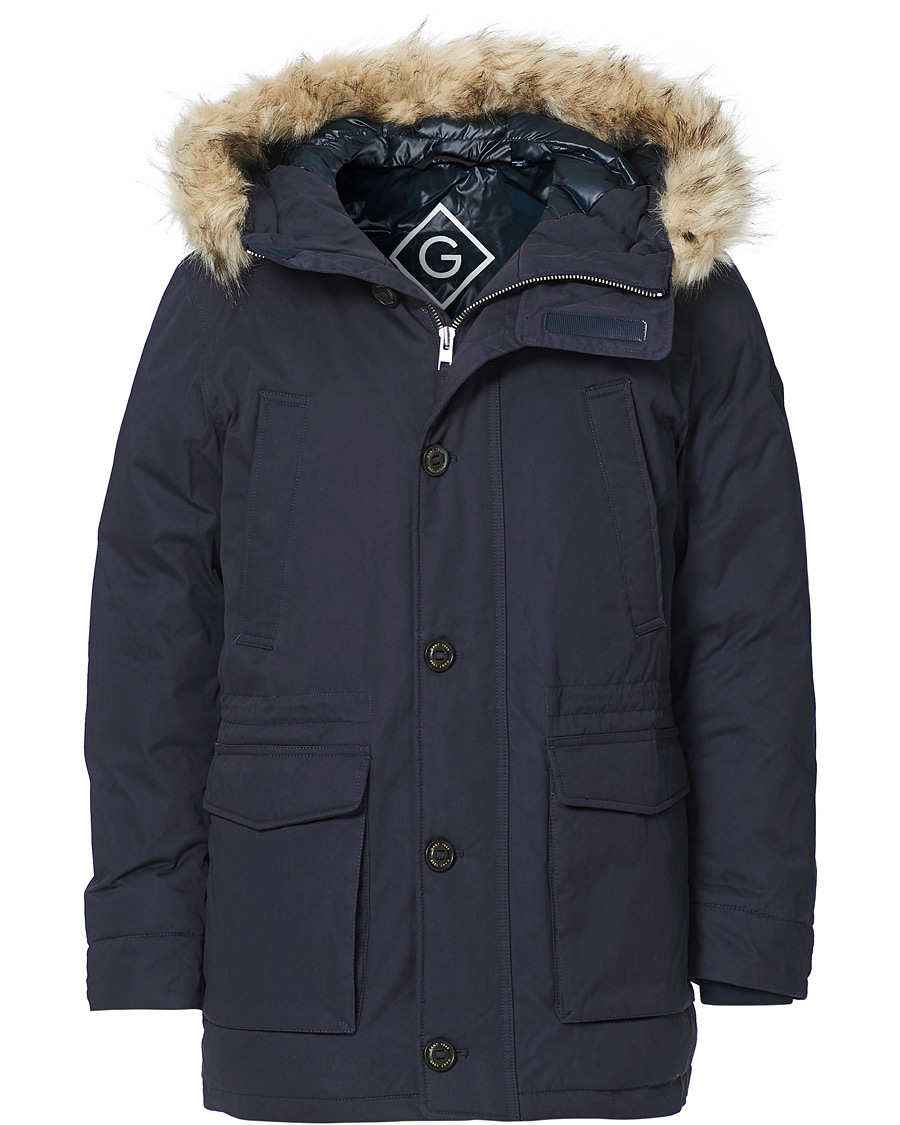 Herren | Jacken | GANT | Winter Parka Evening Blue