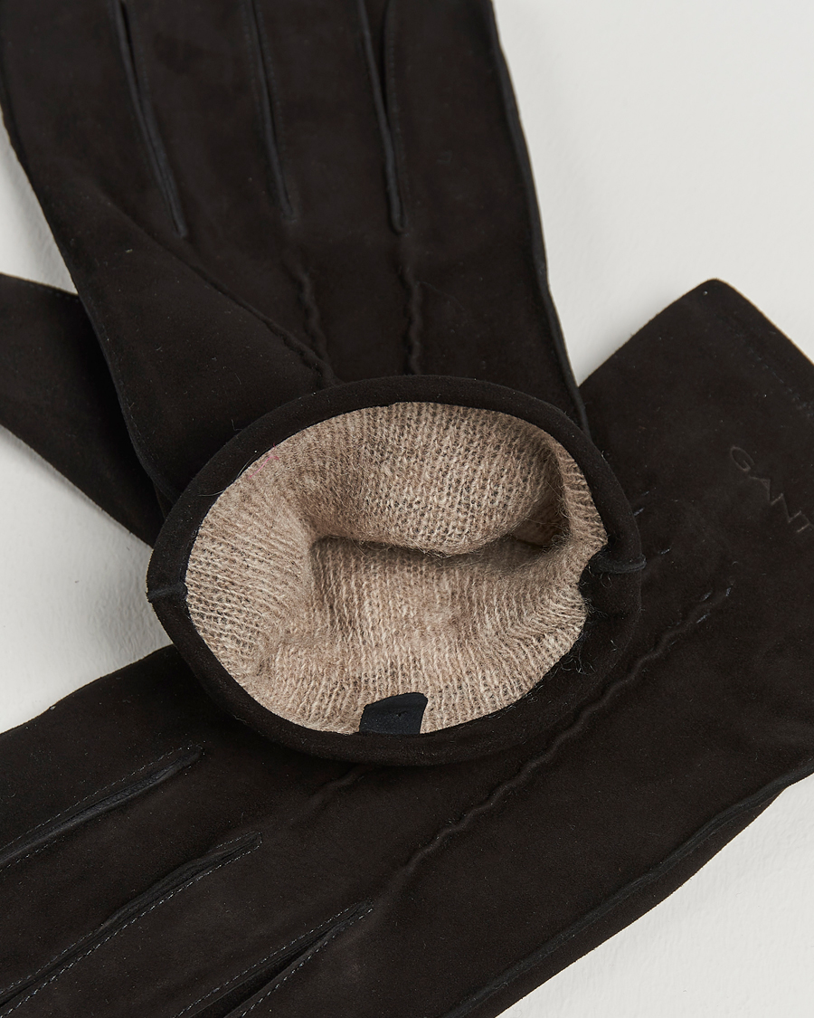 Herren | Accessoires | GANT | Classic Suede Gloves Black