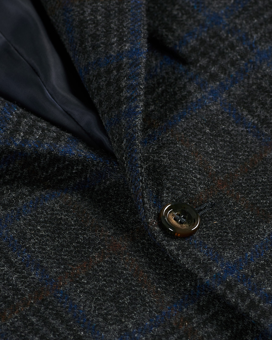 Herren | Sakkos | Aspesi | Kuki Tweed Blazer Grey Check