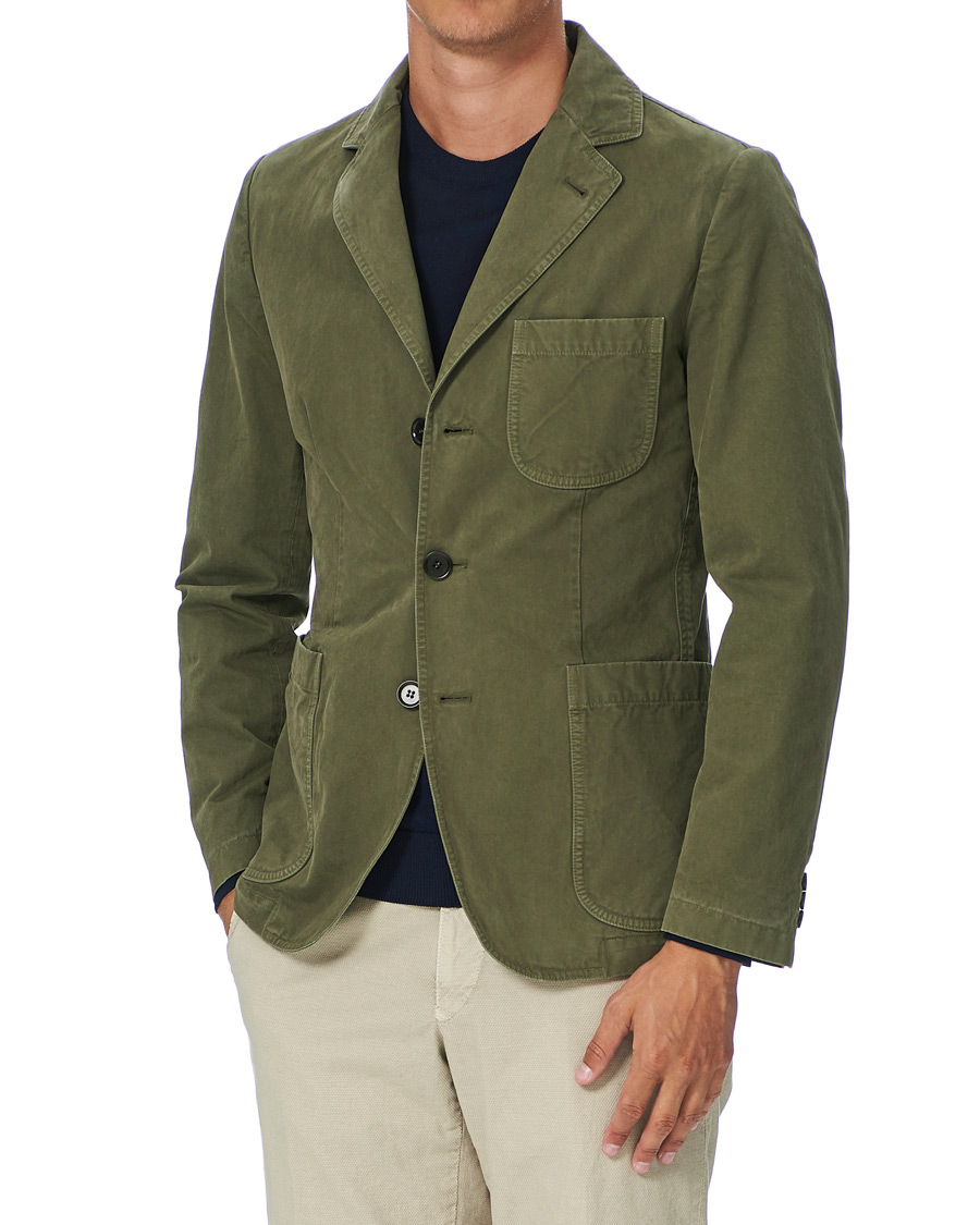 Herren | Sakkos | Aspesi | Murakami Garment Dyed Blazer Military