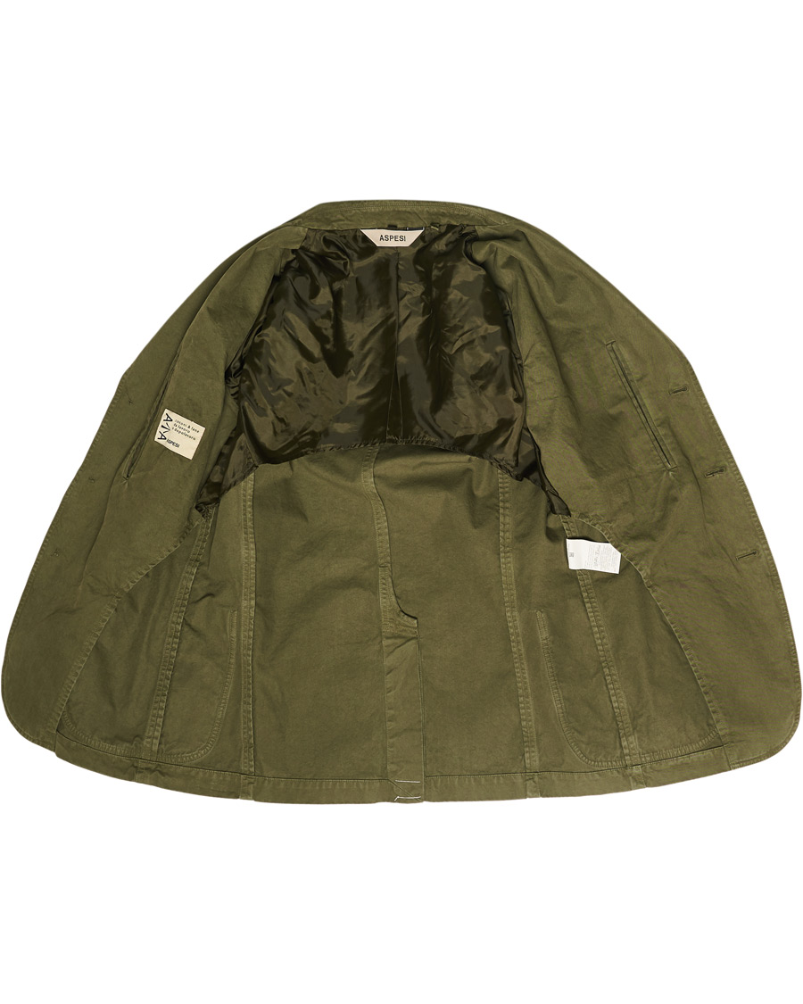 Herren | Sakkos | Aspesi | Murakami Garment Dyed Blazer Military