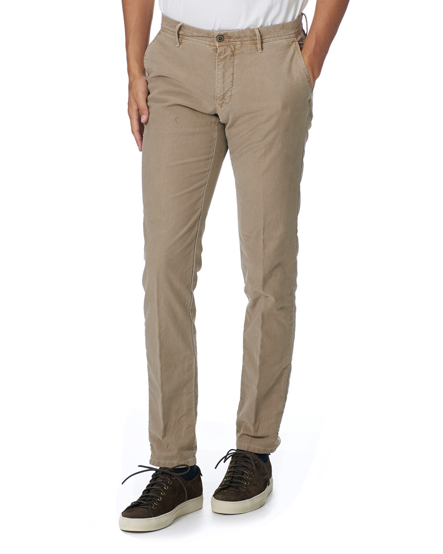 Herren |  | Incotex | Slim Fit Garment Dyed Slacks Beige