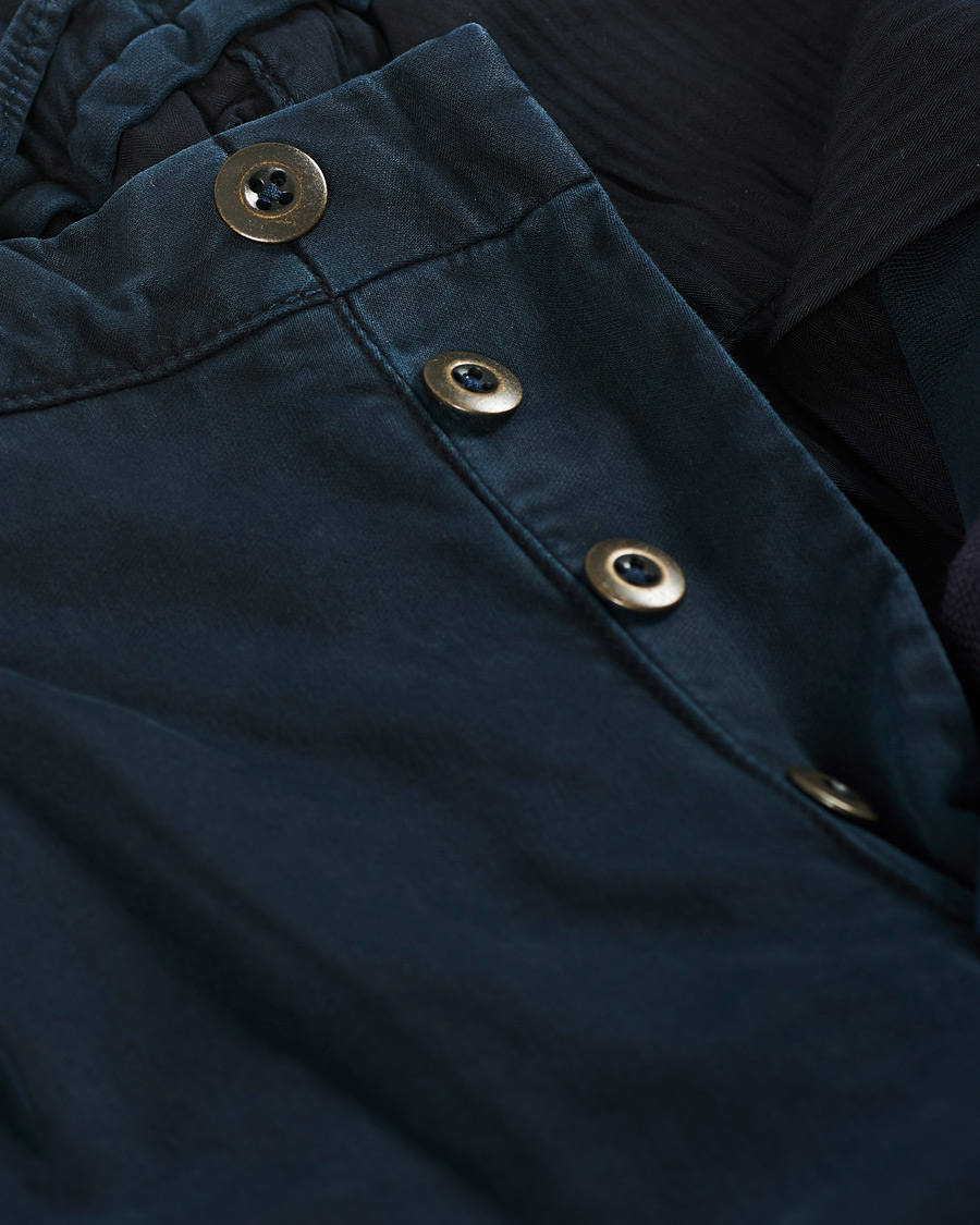 Herren | Hosen | Incotex | Slim Fit Cotton Satin Sweatpants Midnight