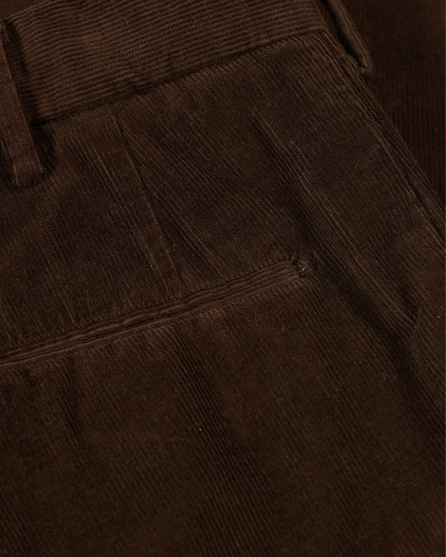 Herren | Hosen | Incotex | Slim Fit Corduroy Trousers Dark Brown
